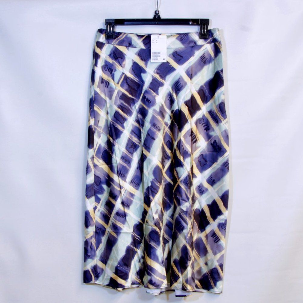 H&M Multicolor All Over Print Pencil Skirt Women's Size 4